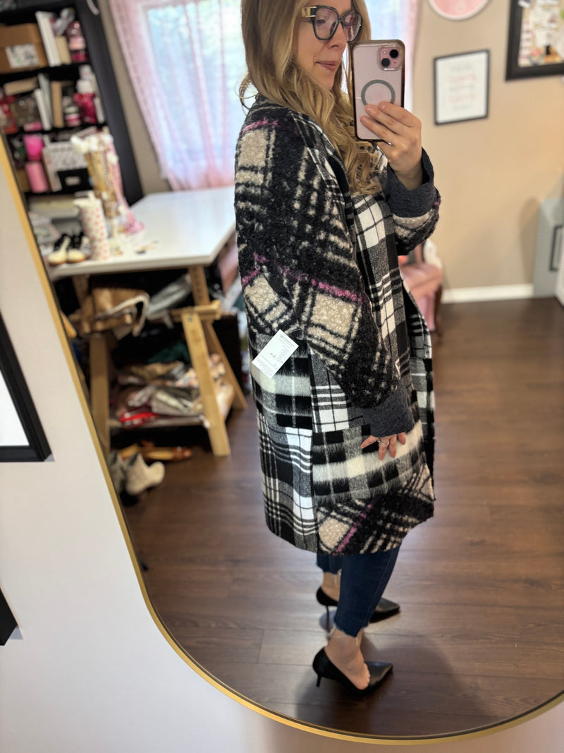Sugar Berry - Patchwork Cardigan