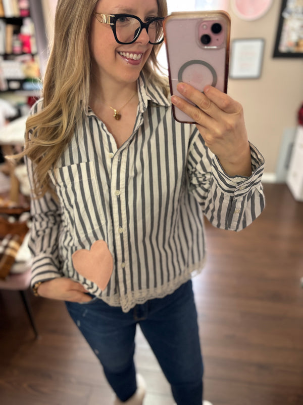 Cropped Striped Top- Reimagined Collection & Heartfelt Collection