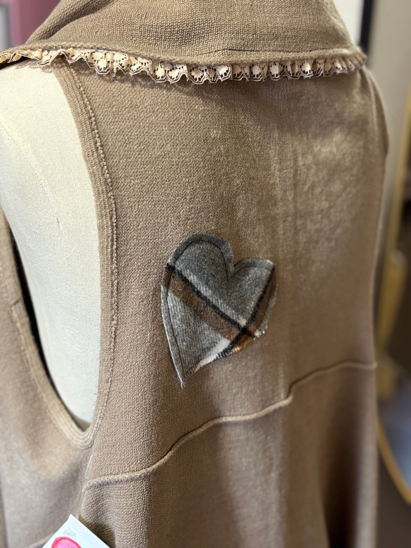 Knit Vest with Lace Detailing - Reimagined Collection & Heartfelt Collection