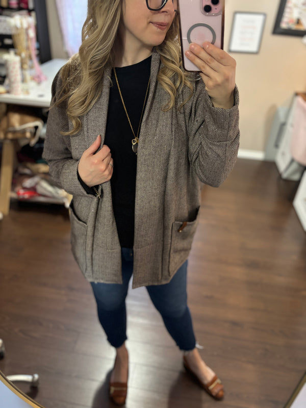 Sparkly Brown- Brooklyn Blazer