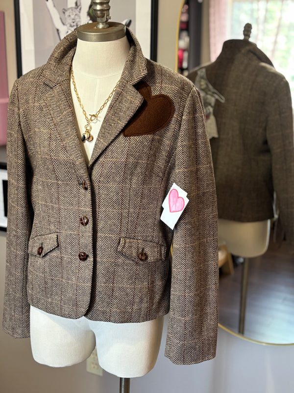 Brown Tweed Blazer - Reimagined Collection & Heartfelt Collection