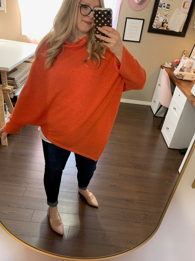 Creamsicle - Market Shawl Poncho