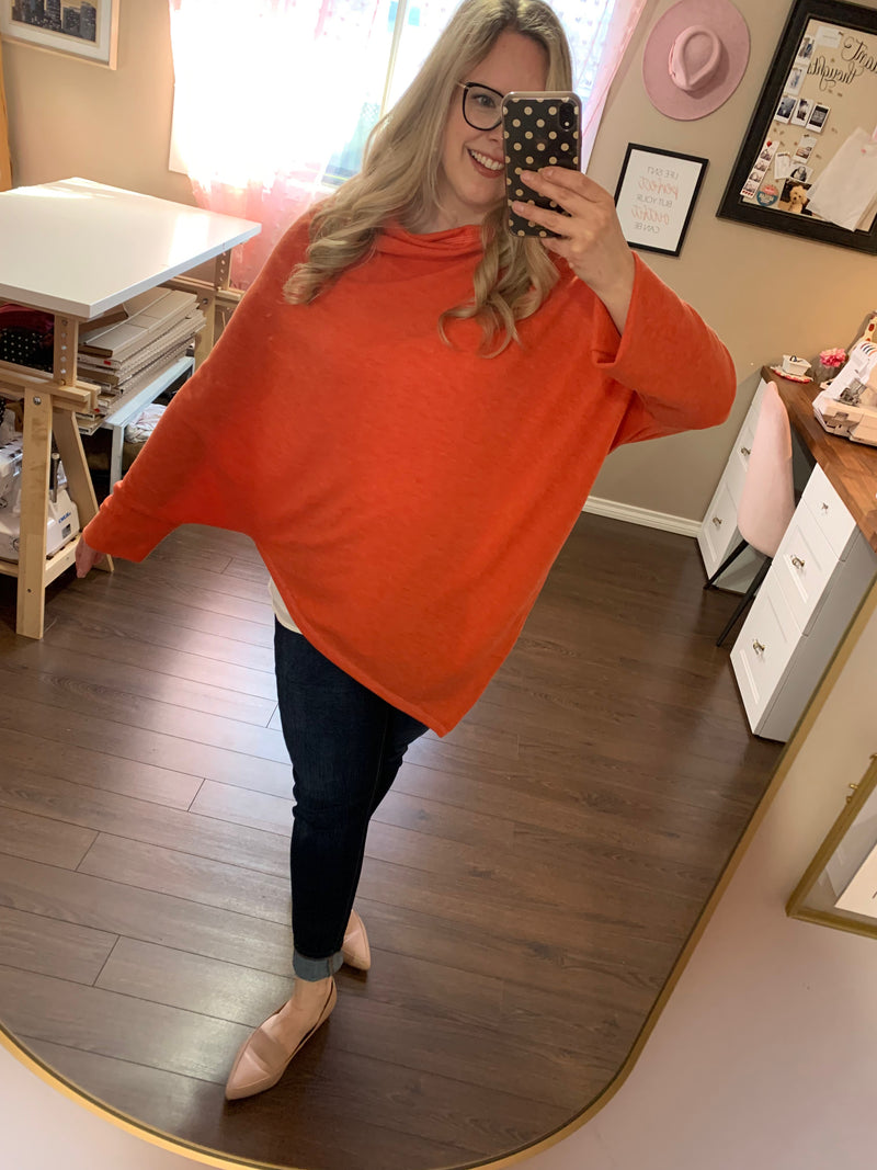 Creamsicle - Market Shawl Poncho