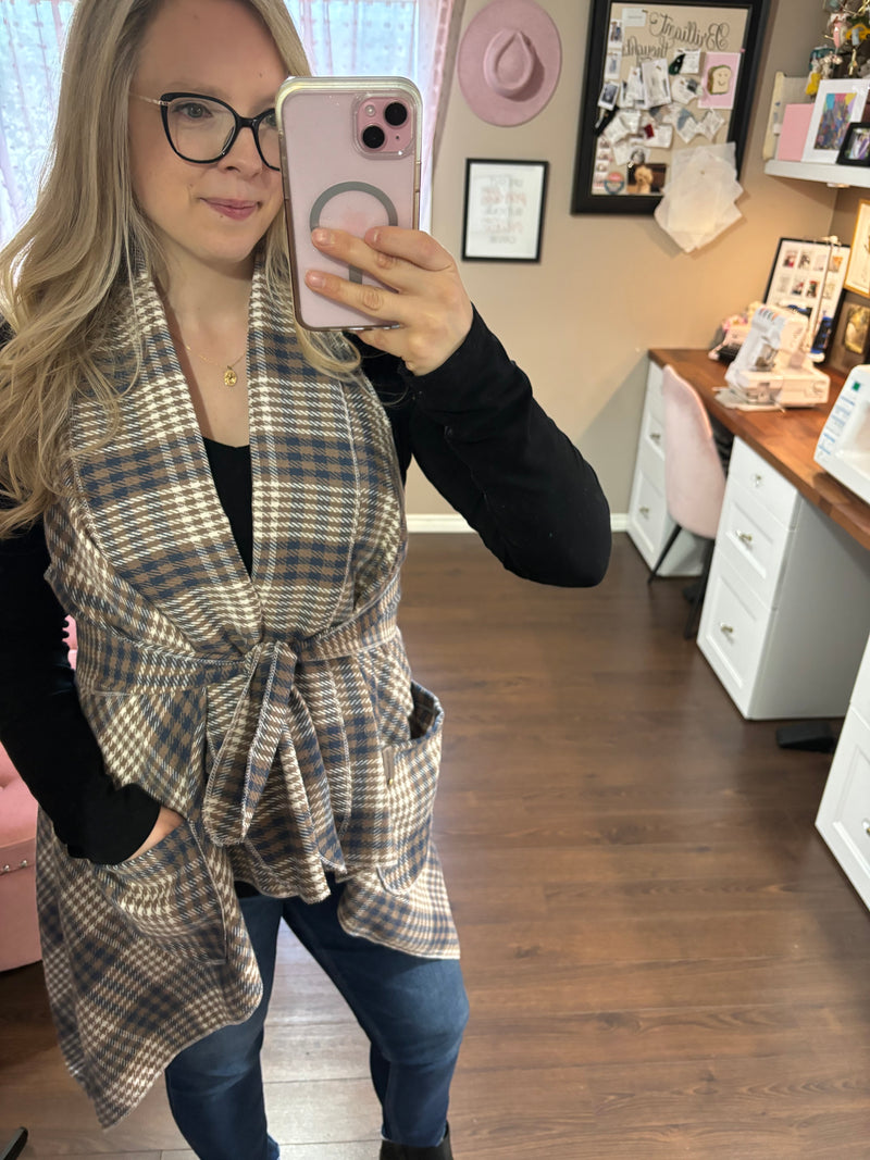 Cottage Plaid - Downtown Vest