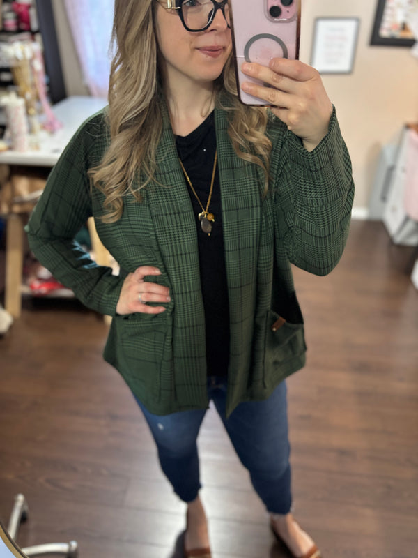 Green Plaid - Brooklyn Blazer