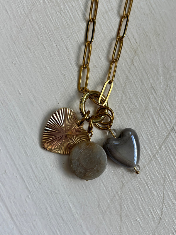 From the Heart  - Fancy Necklace- Heartfelt Collection