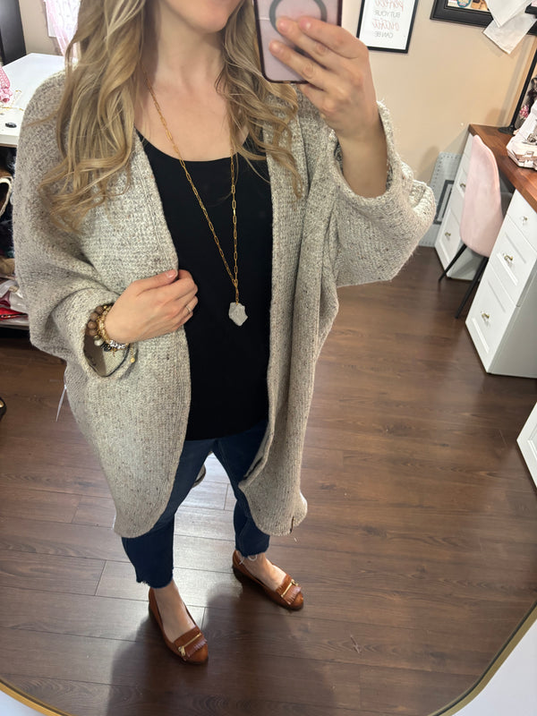 Frost- LONG Picnic Cardigan