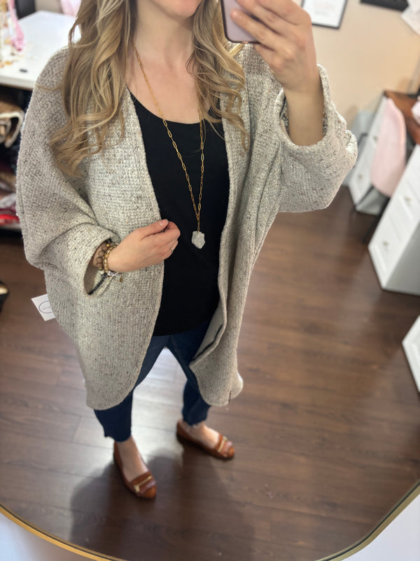 Frost- LONG Picnic Cardigan