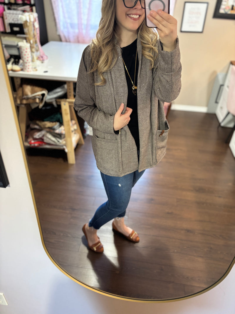 Sparkly Brown- Brooklyn Blazer