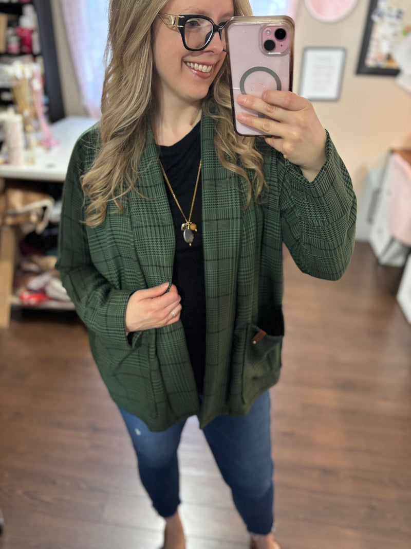 Green Plaid - Brooklyn Blazer