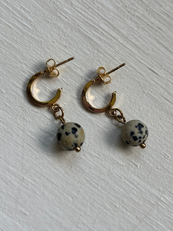 Dalmation Jasper  Earrings – Fancy Earrings