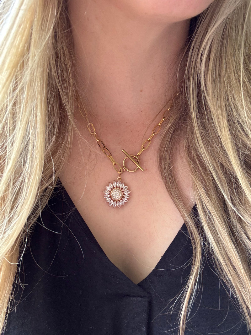 Sunflower - Fancy Necklace