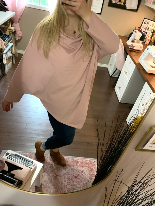 Pretty in Pink - Market Shawl- Bamboo Cotton