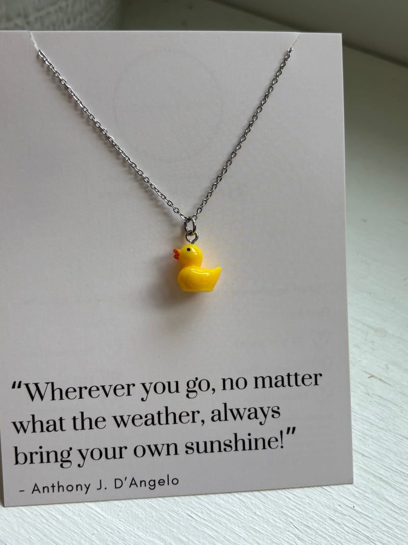 Ducky -  Charm Necklace