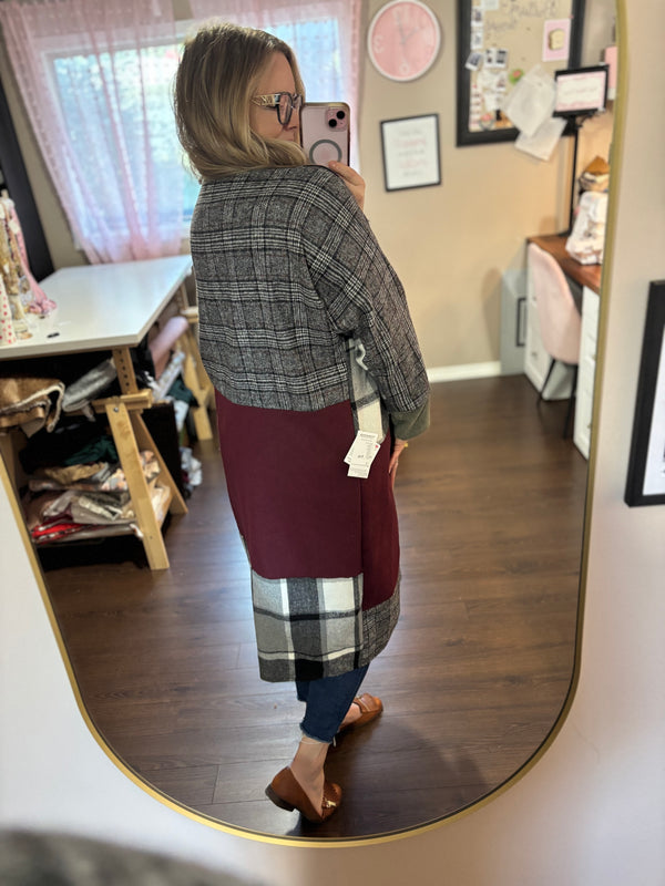 Holly Berry - Patchwork Cardigan - Heartfelt Collection