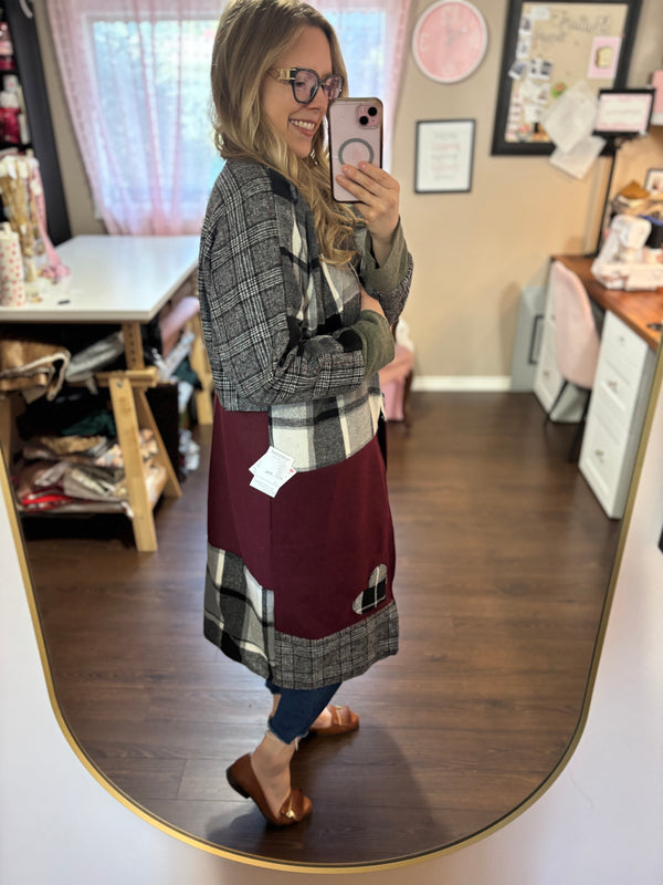 Holly Berry - Patchwork Cardigan - Heartfelt Collection