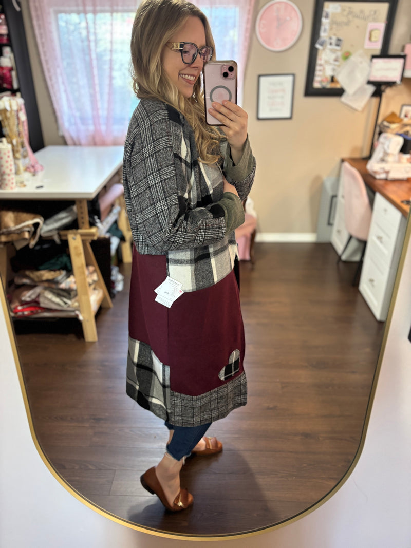 Holly Berry - Patchwork Cardigan - Heartfelt Collection