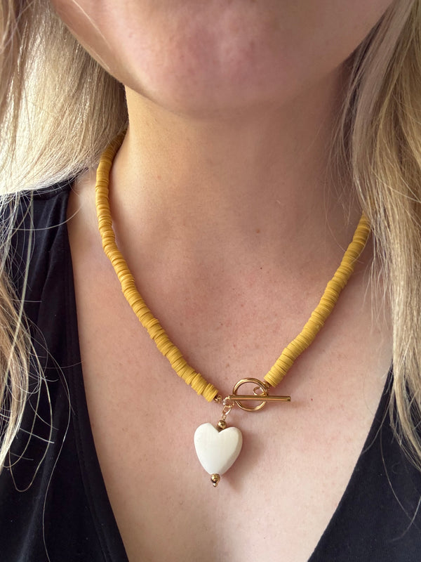 Harvest Sun - Fancy Necklace - Heartfelt Collection