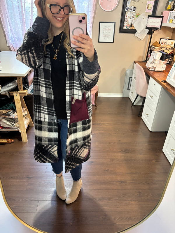 Sugar Berry - Patchwork Cardigan