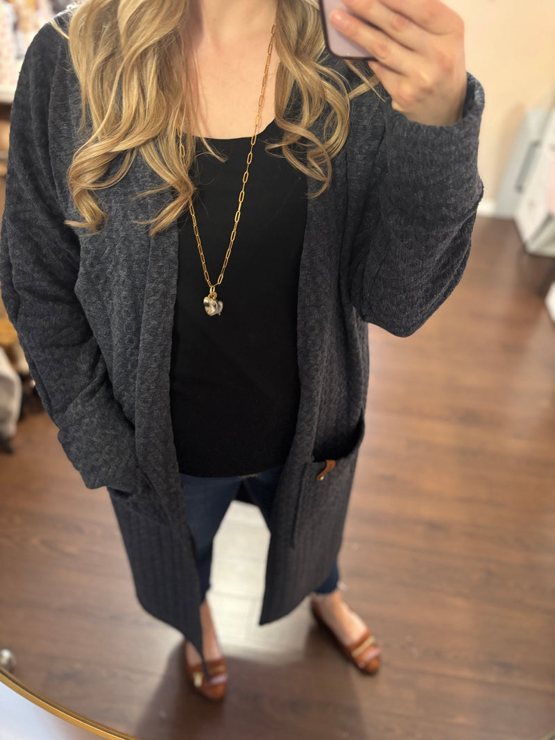 Blue - DUSTER Cardigan