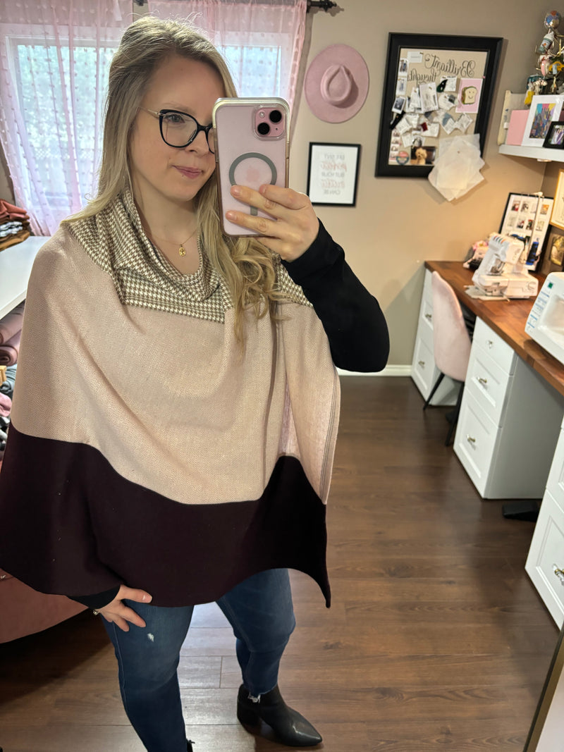 Cotton Candy - Mix Match Poncho