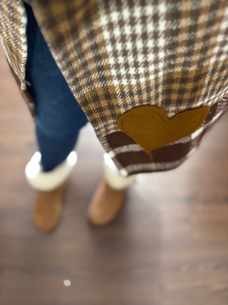 Caramel - Patchwork Cardigan - Heartfelt Collection