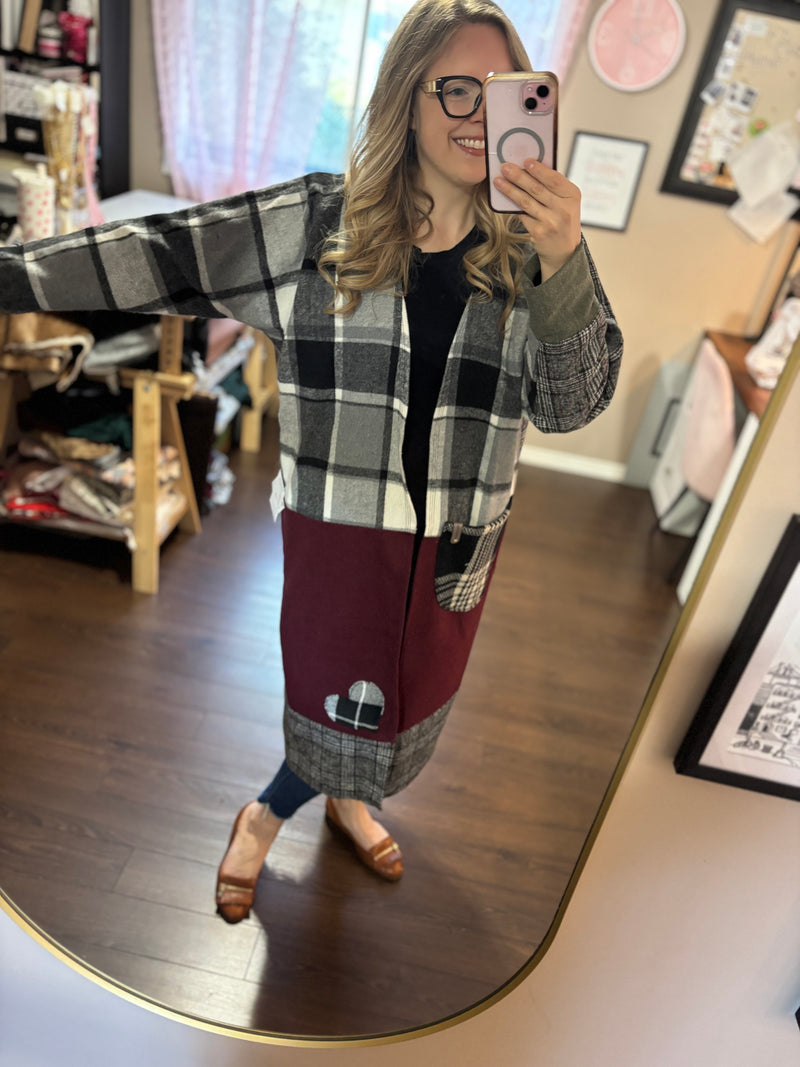 Holly Berry - Patchwork Cardigan - Heartfelt Collection