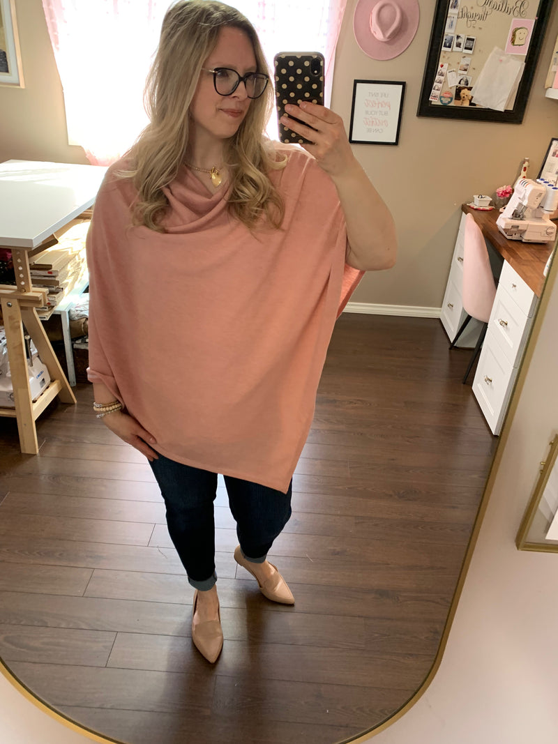 Pink- Park Ave Poncho