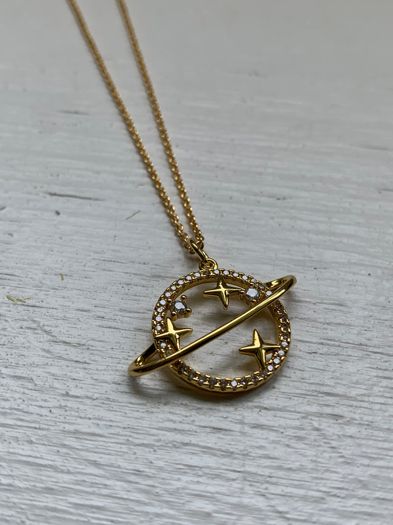 Wherever You Go- Gold Plated Necklace