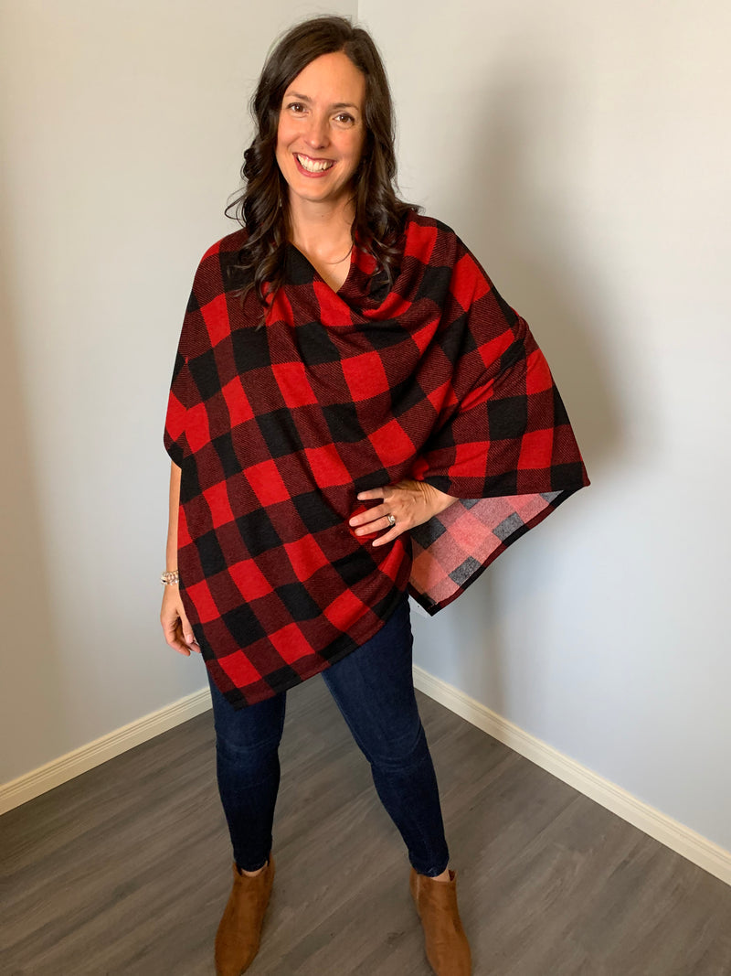 Buffalo Plaid - Park Ave Poncho